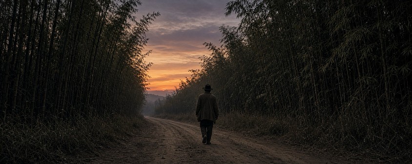 Mateo walks from Manila in the direction of Laguna